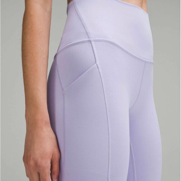 Lululemon Align High Rise Pant Pockets 25" Lilac Smoke Size 10 - Picture 7 of 12